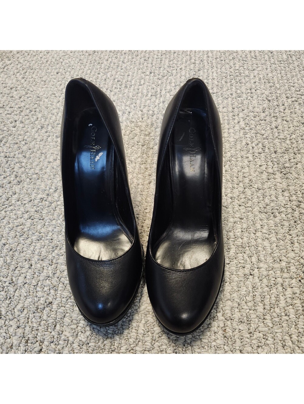 Cole Haan Classic Black Leather Pumps Size 6B